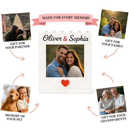 Personalized Brick Photo Frame