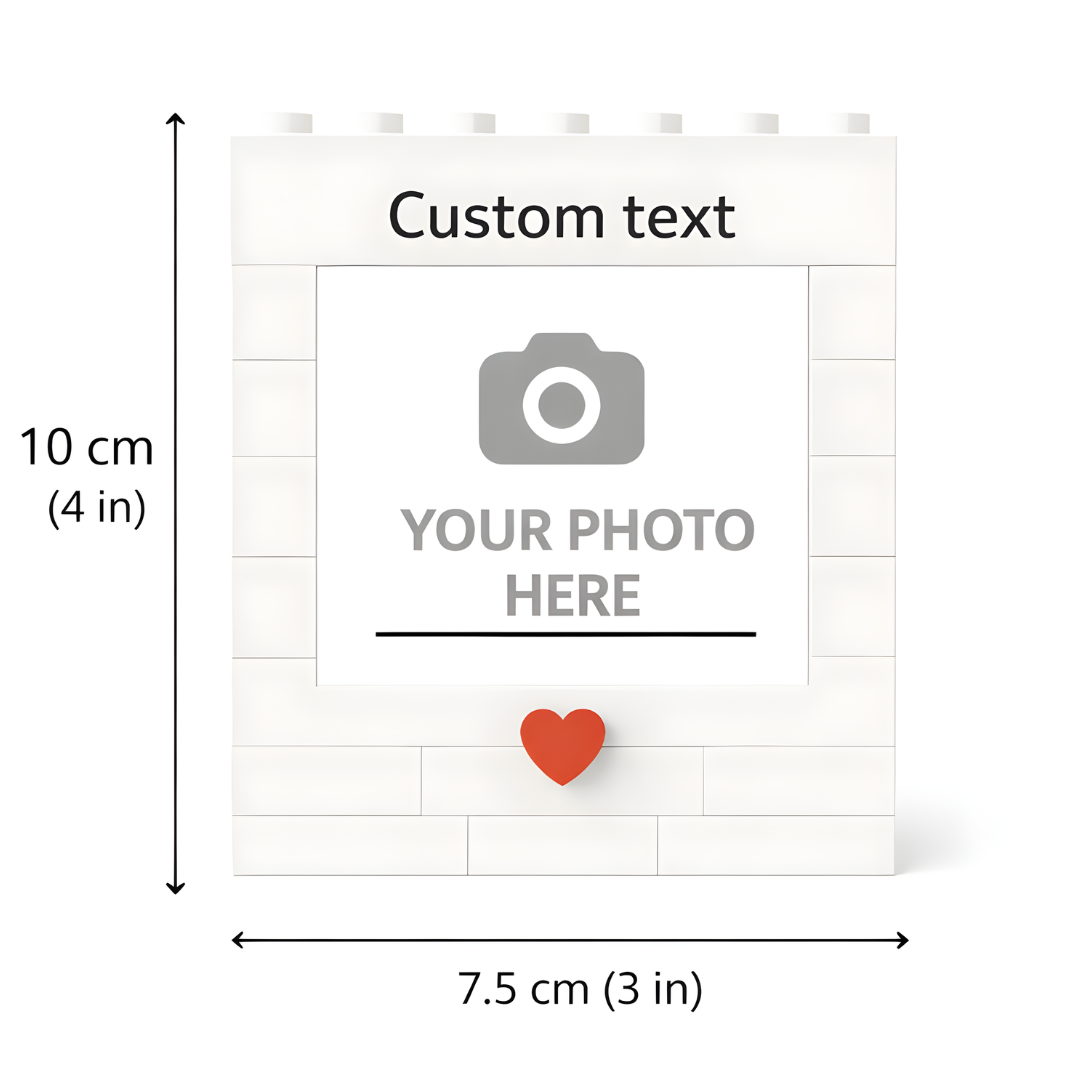 Personalized Brick Photo Frame